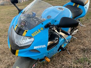 2003 Suzuki GSX-R 600, голубой, 500000 рублей, вид 3