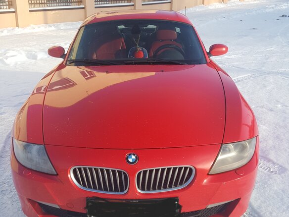 2007 BMW Z4 I (E85/E86) Рестайлинг, красный - вид 1
