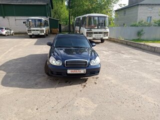 2006 Hyundai Sonata ТагАЗ IV (EF) Рестайлинг, синий, 300000 рублей, вид 1