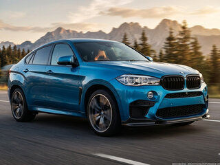 2018 BMW X6 M II (F86), голубой, 5900000 рублей, вид 2