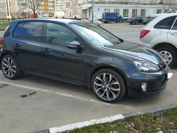 2012 Volkswagen Golf GTI VI, серый