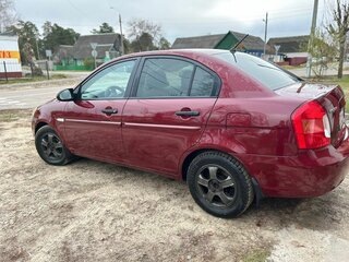 2008 Hyundai Verna II, пурпурный, 490000 рублей, вид 5
