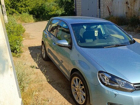2011 Volkswagen Golf VI, голубой, вид 4