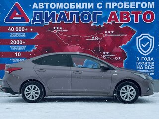 2020 Hyundai Solaris II Рестайлинг, коричневый, 1700000 рублей, вид 4