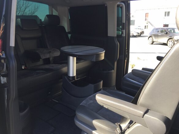 2011 Volkswagen Multivan T5 Рестайлинг, чёрный - вид 6
