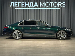 2021 Mercedes-Benz S-Класс 450 Long 4MATIC VII (W223), зелёный, 9490000 рублей, вид 3