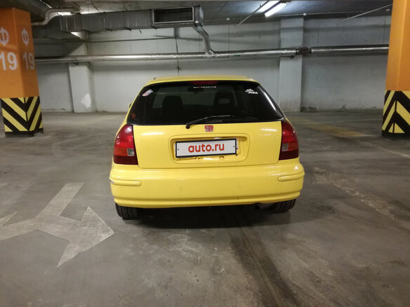 1998 Honda Civic VI, жёлтый - вид 3