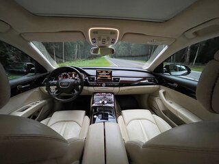 2013 Audi A8 Long III (D4), чёрный, 2200000 рублей, вид 5