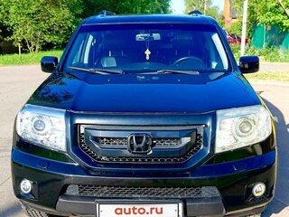 2008 Honda Pilot II, чёрный, 1410000 рублей, вид 1