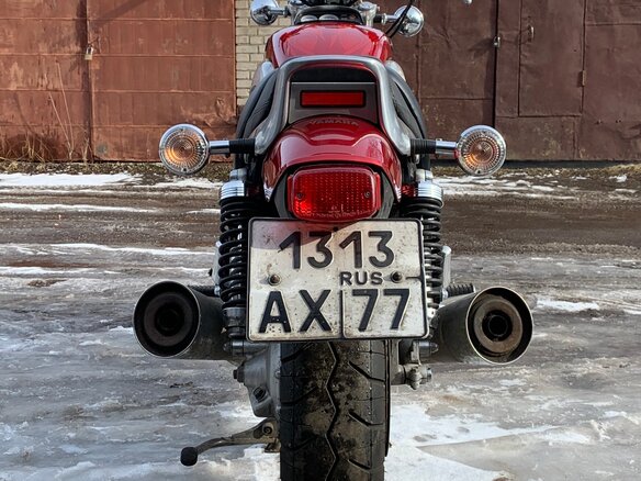 2005 Yamaha V-Max 1200, красный - вид 3