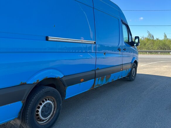 2007 Volkswagen Crafter, голубой, 1000000 рублей - вид 6