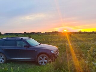 2009 BMW X3 25i I (E83) Рестайлинг, синий, 900000 рублей, вид 3