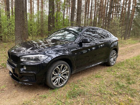 2016 BMW X6 30d II (F16), чёрный, 4000000 рублей
