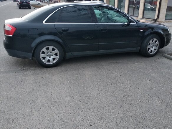 2002 Audi A4 II (B6), чёрный, 780000 рублей - вид 4