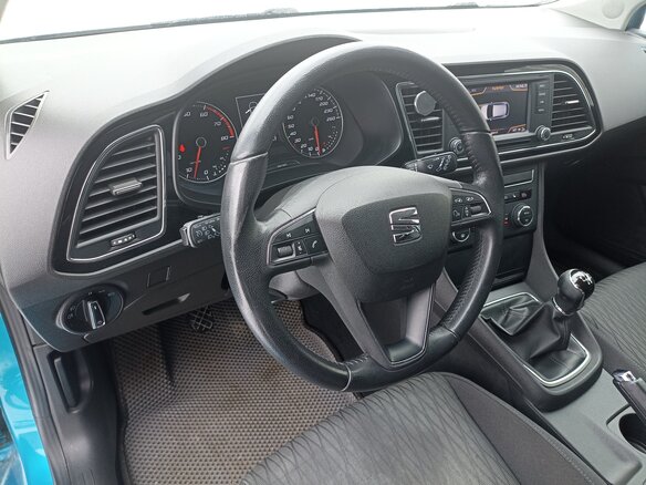 2013 SEAT Leon III, голубой - вид 7