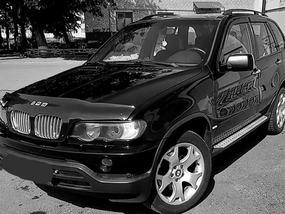 2002 BMW X5 3.0i I (E53), чёрный, 769283 рублей - вид 1