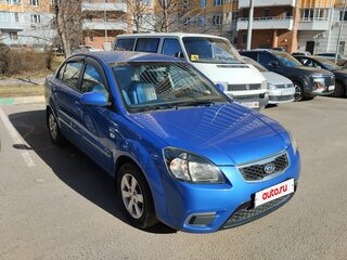 2010 Kia Rio II Рестайлинг, синий, 600000 рублей, вид 4