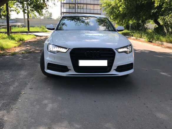 2012 Audi A6 IV (C7), белый - вид 1