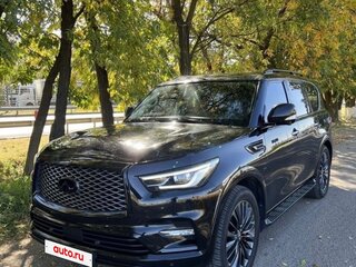 2018 Infiniti QX80 I Рестайлинг 2, чёрный, 4600000 рублей, вид 1