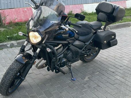 2021 Kawasaki EN650 Vulcan S, синий, 1200000 рублей, вид 1
