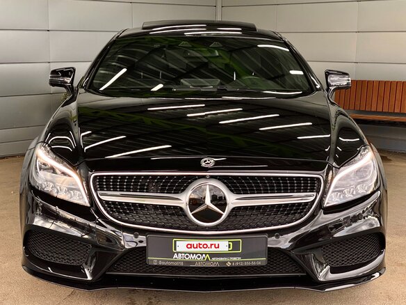 2017 Mercedes-Benz CLS 350 BlueTEC II (C218) Рестайлинг, чёрный - вид 1