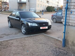 2008 Hyundai Sonata V (NF), чёрный, 460000 рублей, вид 3