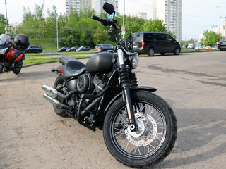 2019 Harley-Davidson Street Bob, серый, 1250000 рублей, вид 2