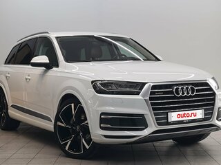 2017 Audi Q7 II (4M), белый, 4500000 рублей, вид 3
