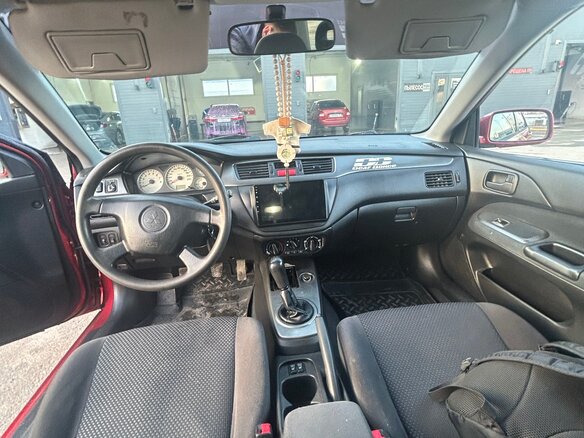 2005 Mitsubishi Lancer IX Рестайлинг, красный, 450000 рублей - вид 9