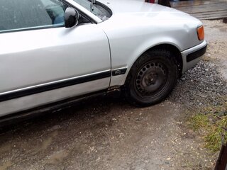 1992 Audi 100 IV (C4), серебристый, 250000 рублей, вид 2