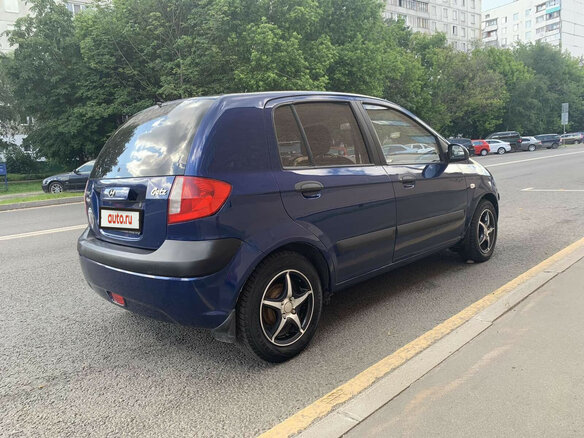 2007 Hyundai Getz I Рестайлинг, синий - вид 5