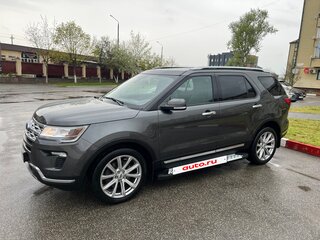 2018 Ford Explorer V Рестайлинг, серый, 3460000 рублей, вид 3