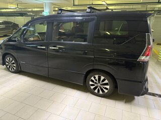 2017 Nissan Serena S-Hybrid V (C27), чёрный, 1800000 рублей, вид 2