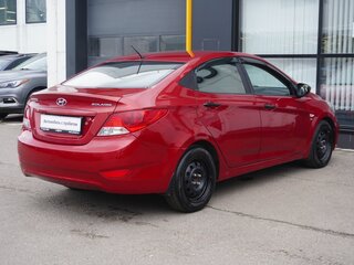 2011 Hyundai Solaris I, красный, 460000 рублей, вид 5