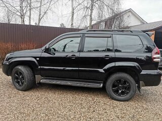2008 Toyota Land Cruiser Prado 5-speed 120 Series Рестайлинг, чёрный, 2200000 рублей, вид 4