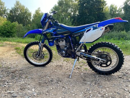 2005 Yamaha WR450F, синий, 350000 рублей, вид 1
