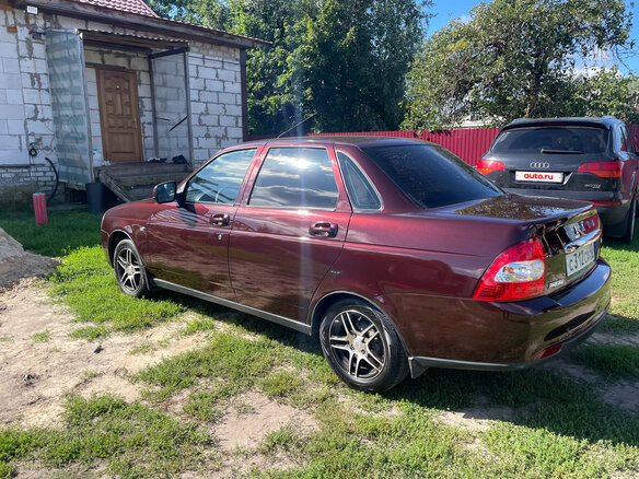 2012 Lada (ВАЗ) Priora I, пурпурный, 385000 рублей - вид 6