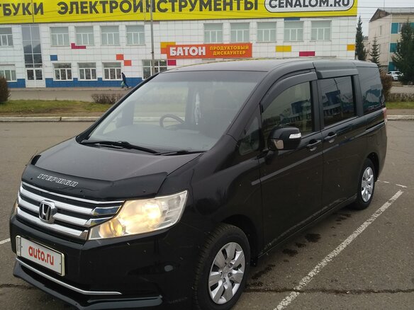 2014 Honda Stepwgn IV Рестайлинг, чёрный, 1450000 рублей - вид 9