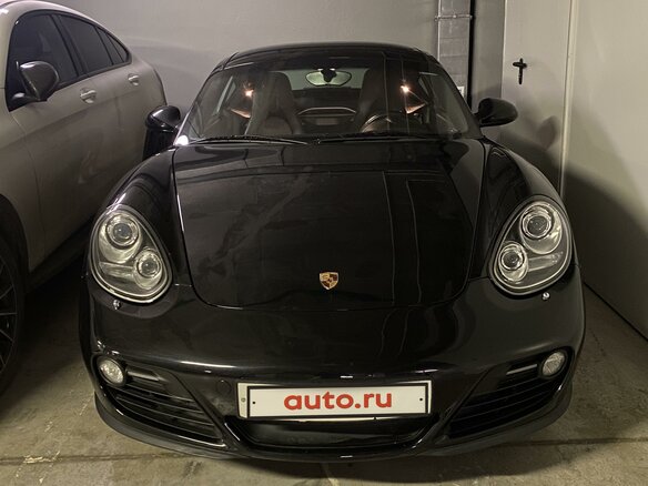 2009 Porsche Cayman I (987) Рестайлинг, чёрный - вид 1