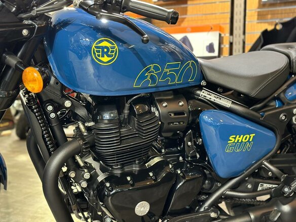 2025 Royal Enfield Shotgun, синий, 710000 рублей - вид 9