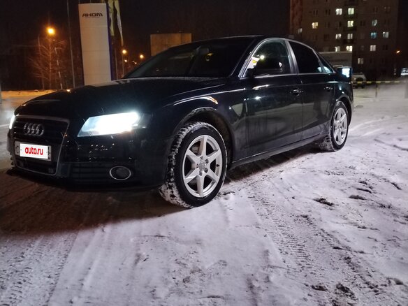 2008 Audi A4 IV (B8), чёрный, 900000 рублей
