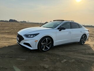 2021 Hyundai Sonata VIII (DN8), белый, 2200000 рублей, вид 2