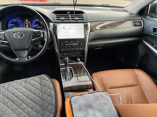 2016 Toyota Camry VII (XV50) Рестайлинг, чёрный, 1750000 рублей, вид 3