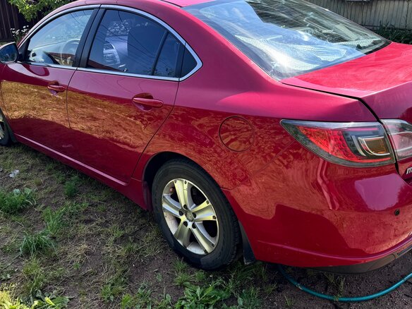 2008 Mazda 6 II (GH), красный, 519000 рублей - вид 5
