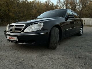 2000 Mercedes-Benz S-Класс 320 Long IV (W220), чёрный, 900000 рублей, вид 1