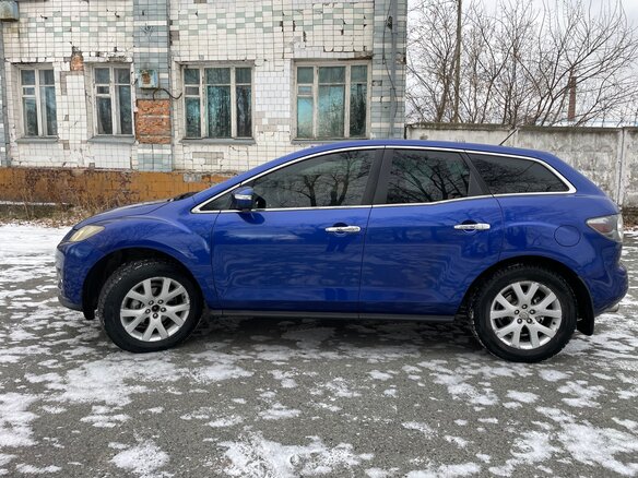 2008 Mazda CX-7 I, синий, 1050000 рублей - вид 7
