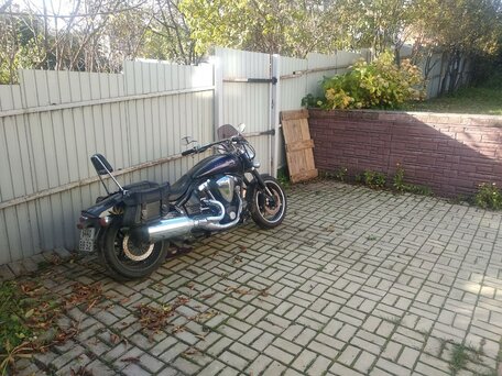 2003 Yamaha XV 1700 Warrior, чёрный, 700000 рублей, вид 1