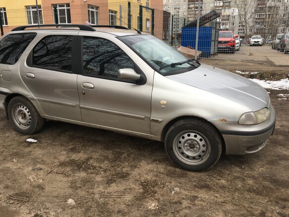 1999 Fiat Palio I, серебристый, 200000 рублей - вид 1