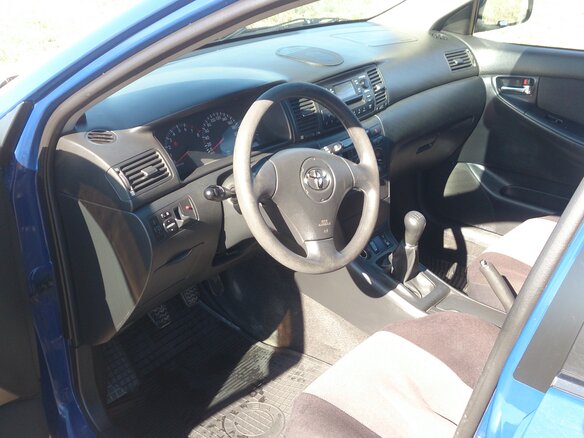 2002 Toyota Corolla IX (E120, E130), синий - вид 7