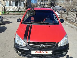 2008 Hyundai Getz I Рестайлинг, красный, 480000 рублей, вид 3